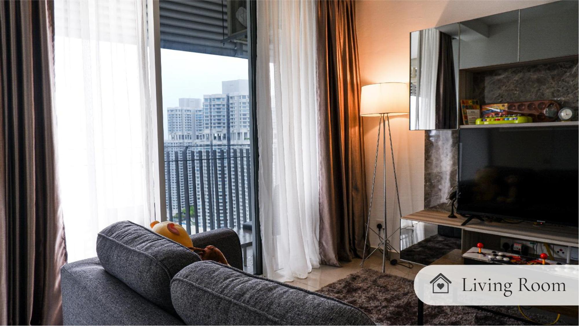 Hostahome Suites At Encorp Marina, Mins To Legoland Malaysia Nusajaya  Rum bild