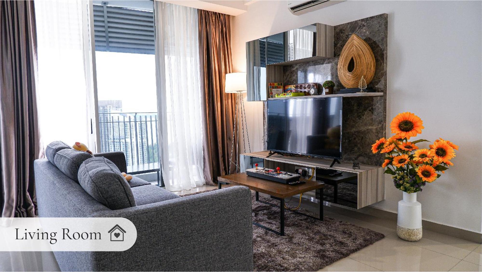 Hostahome Suites At Encorp Marina, Mins To Legoland Malaysia Nusajaya  Rum bild